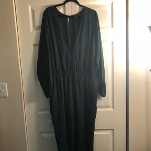 Hunter green jumpsuit